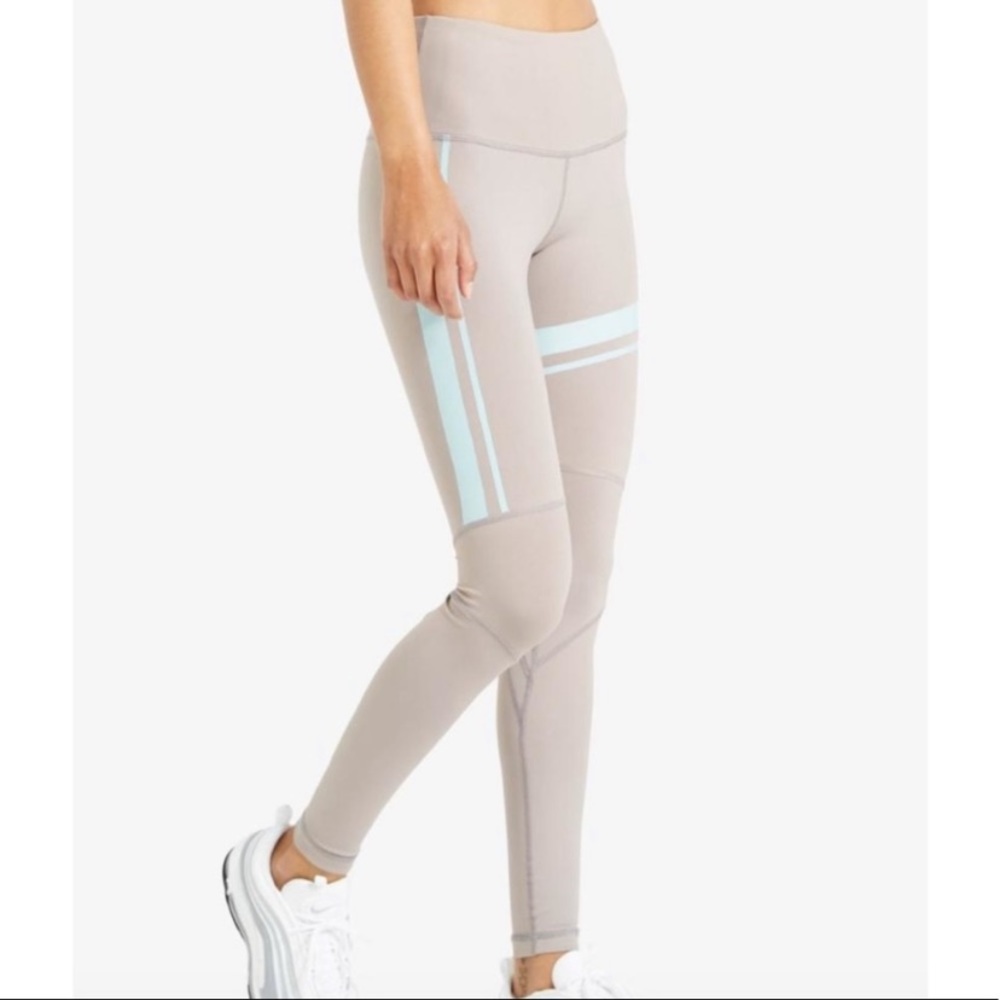 NWOT Vimmia Brink Taupe/Light Blue Leggings, M